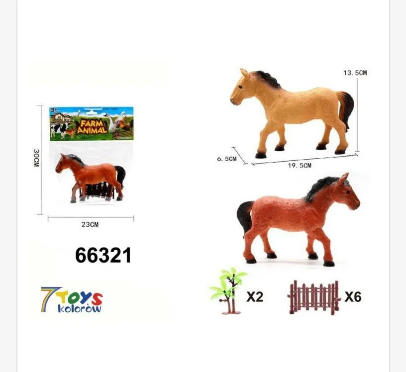 Zabawki Animals Farm - figurki farm zwierząt 6szt