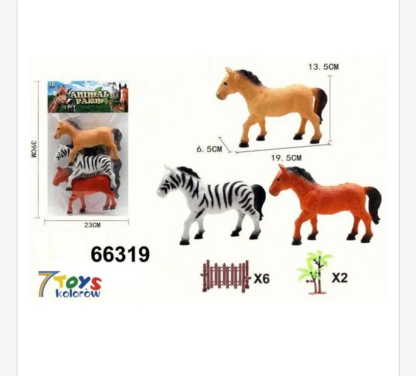 Zabawki Animals Farm - figurki zwierząt farmowych 6 szt