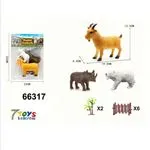 Zabawki Animals Farm - figurki zwierząt 6 szt