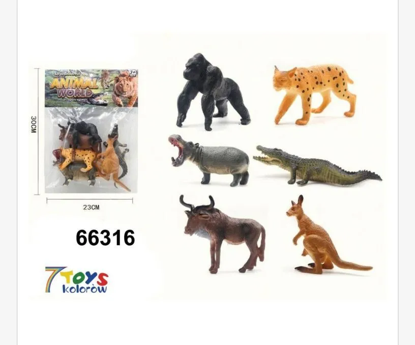 Zestaw figurek Animal World 6 szt ZTOYS 66316