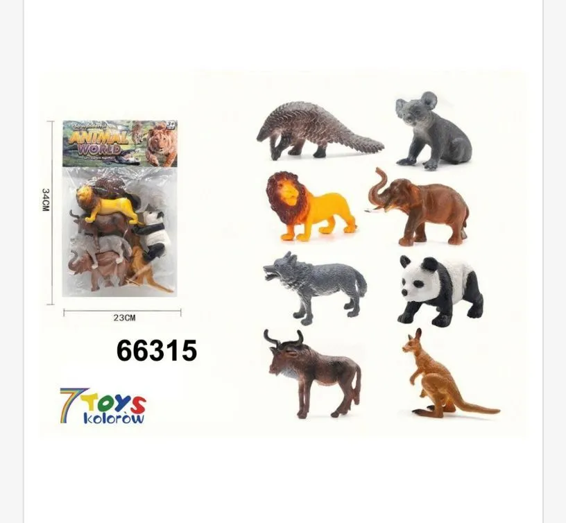 Zabawki Animal World ZToys figurki zwierząt 20cm