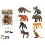 Zestaw figurek zwierząt Animal World 22cm 6szt