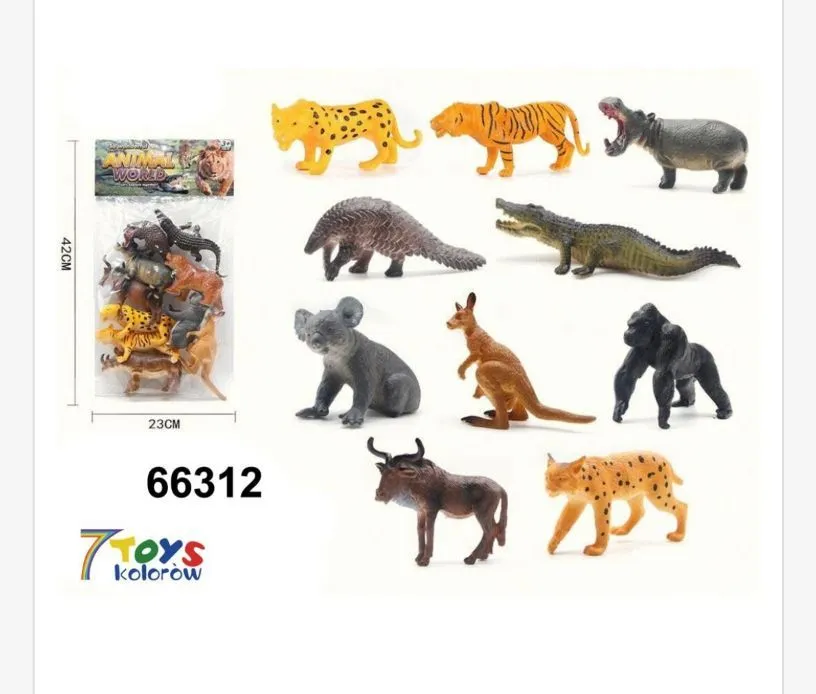 Zestaw figurek zwierząt Animal World 23 cm, 66312
