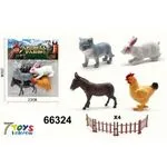 Zabawki Animal Farm figurki farmy 23x22 cm 6 szt