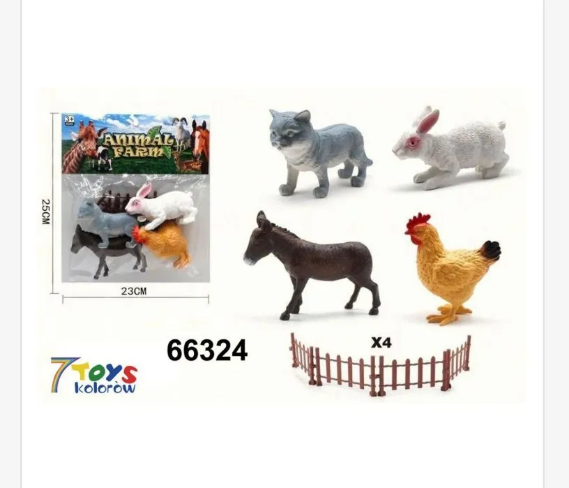Zabawki Animal Farm figurki farmy 23x22 cm 6 szt
