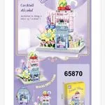 Zabawki Klocki Street View 545PCS Koktajl Rose Bar