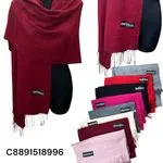 Szaliki damskie bawełniano-wiskozowe, marka Mintun, 12 szt