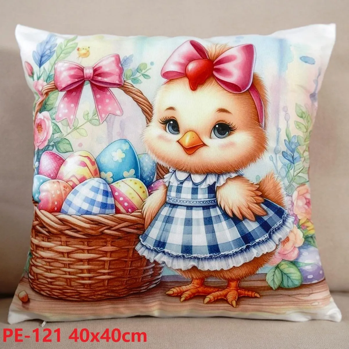 Poszewki 40x40 cm Wielkanocny kurczak PE-121