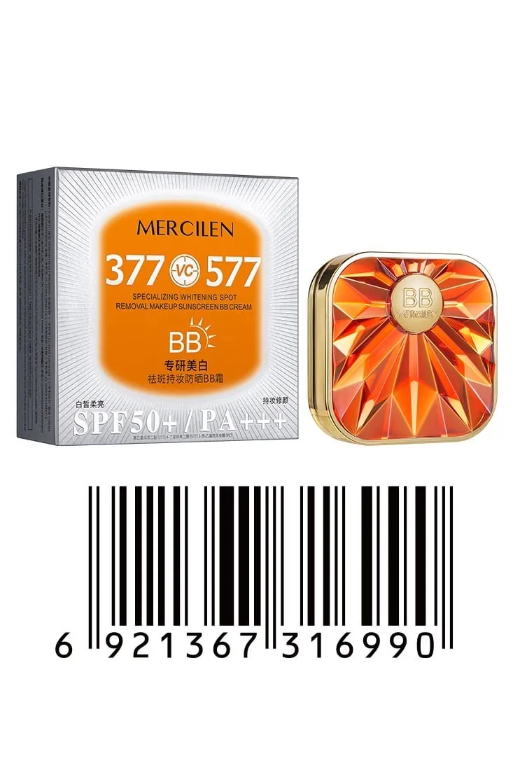 Krem BB Mercielen 377 vs 577 SPF 50+ PA++++
