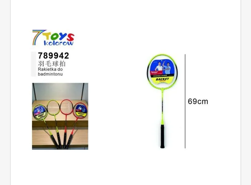 Zestaw Badminton Rakietki 69 cm 7 Toys Kolorowe