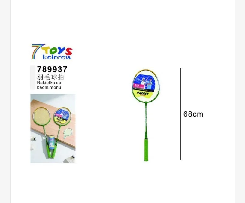 Zestaw 2 Rakietek do Badmintona 68 cm 7Toys 78937