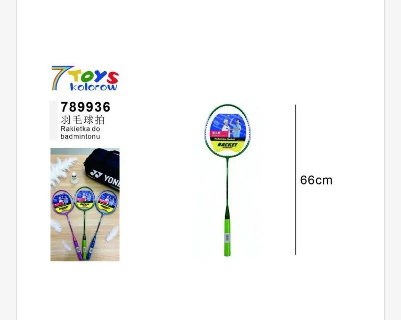 Zestaw Rakietek Badmintonowych 66cm 78936
