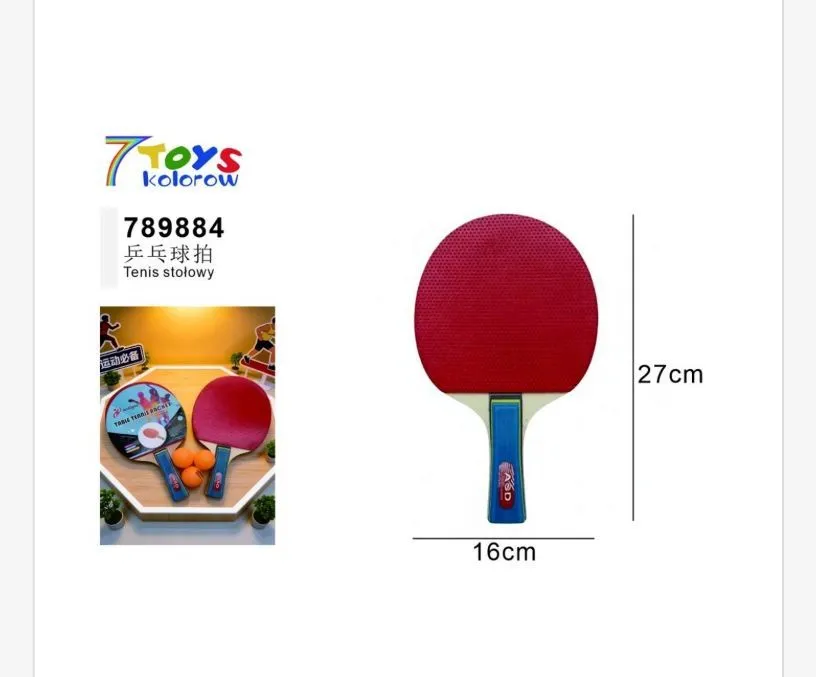 Mini rakietka do tenisa stołowego 27cm 7Toys