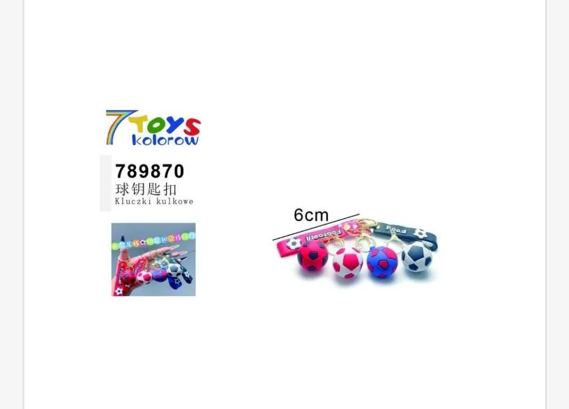 Brelok Zabawkowy Piłki Nożne 7Toys 6cm