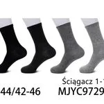 Skarpetki męskie ściągacz 1-IV 40-44/42-46 czarne/szare