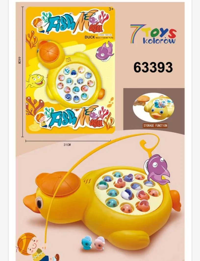 Zabawka Fish Master Duck z wędką 6339
