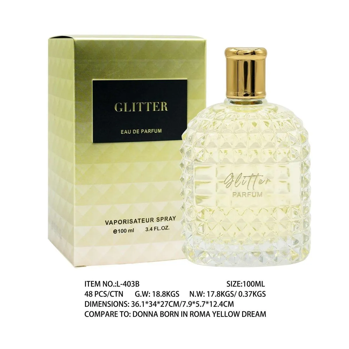 Perfumy Glitter Eau de Parfum 100ml Vaporisateur Spray