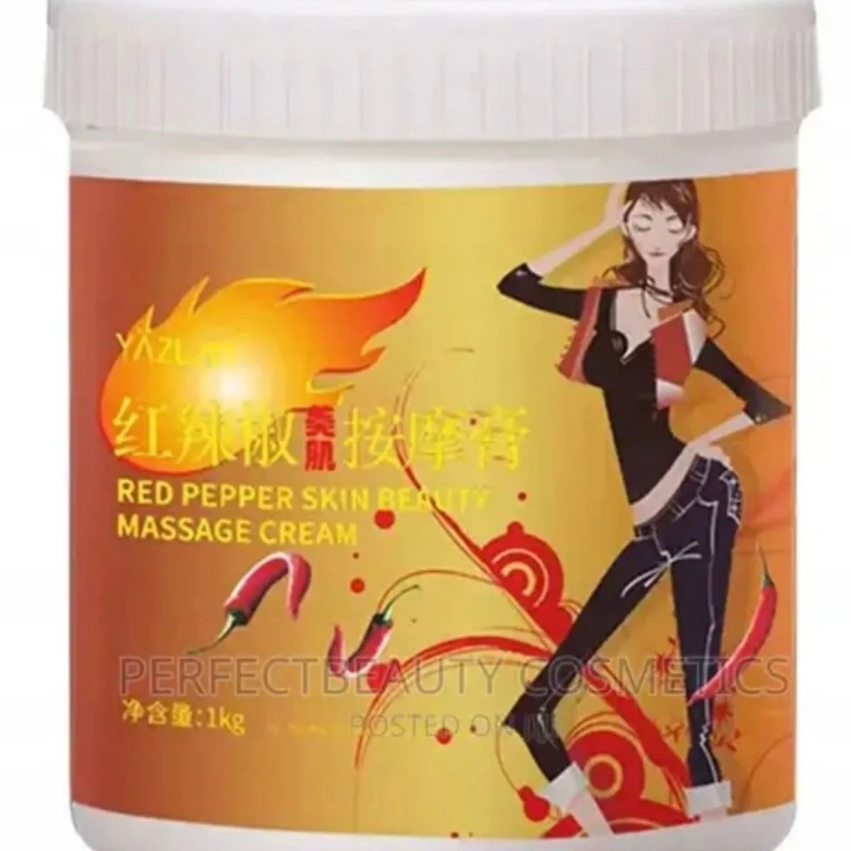 Krem do Masażu YAZLAN Red Pepper Skin Beauty 250g