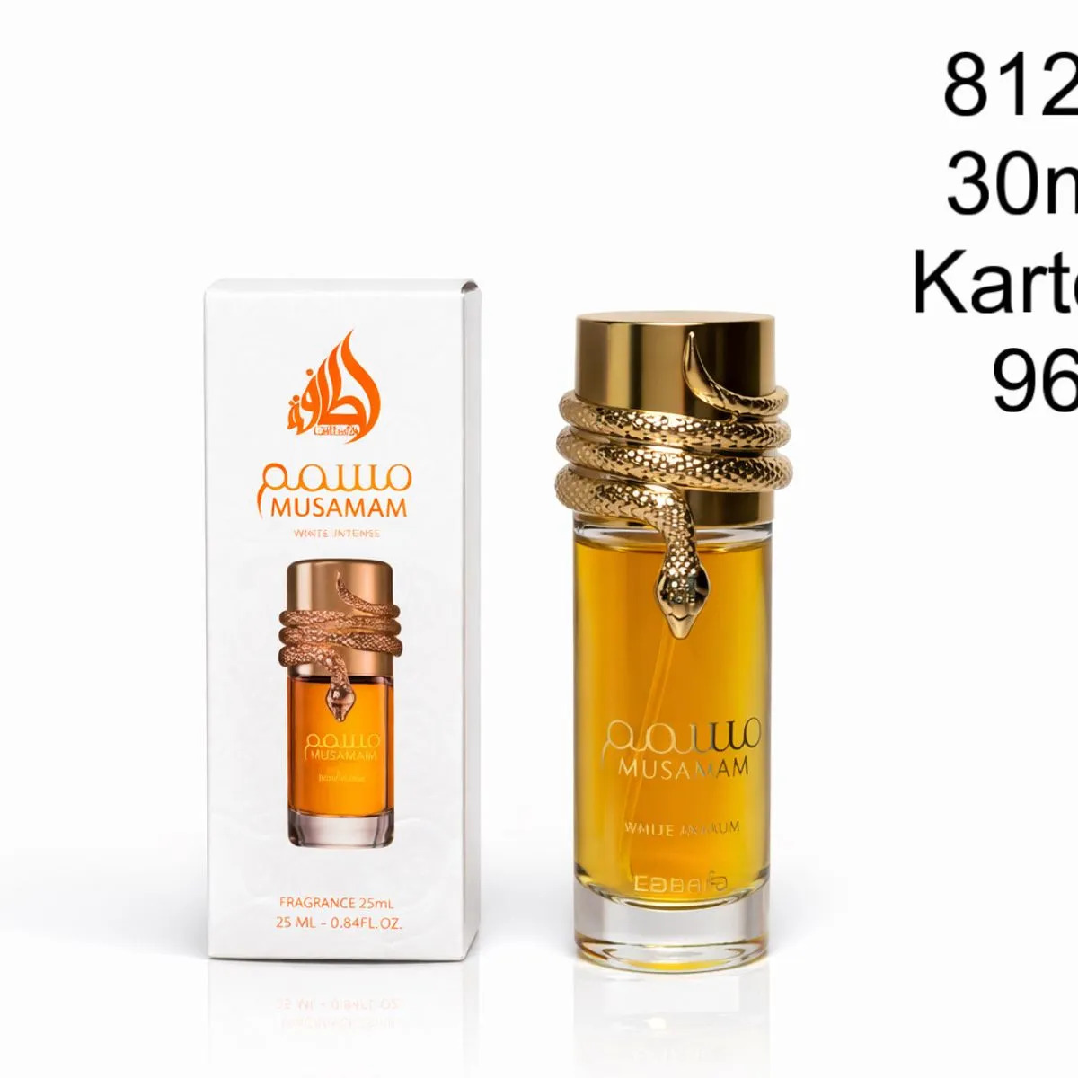 Perfumy Musam 30ml w kartonie 96 szt