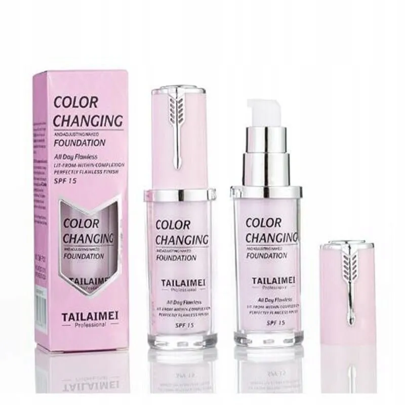 Podkład zmieniający kolor TAILAIMEI SPF15 30ml