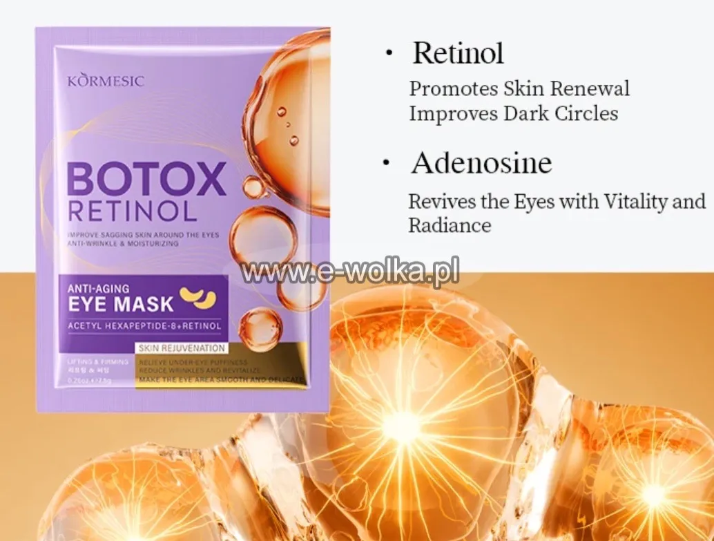 Maska pod Oczy Kormesic Botox Retinol Anti-Aging