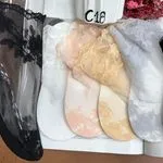 Skarpetki damskie koronkowe czarne beżowe białe C18