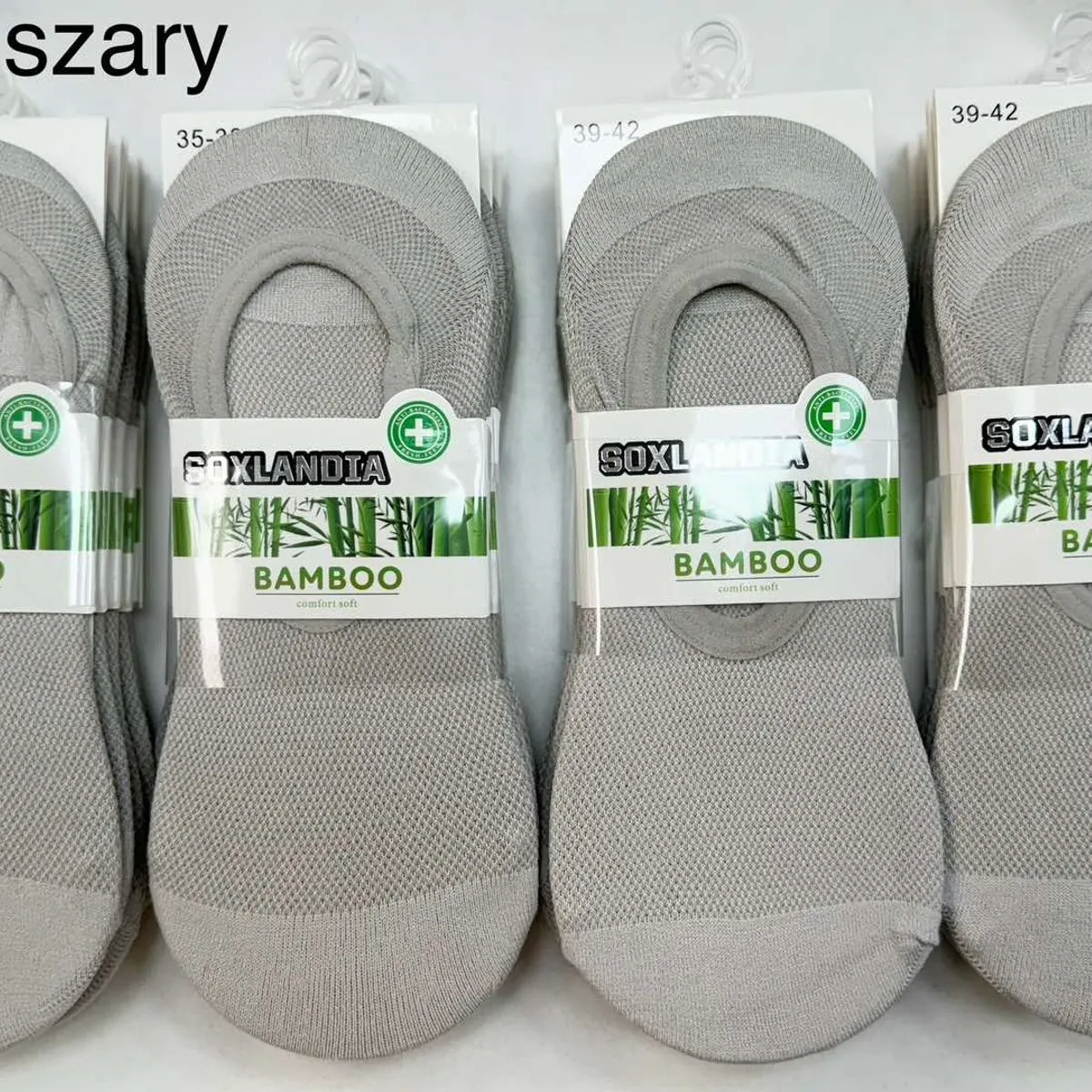 Skarpetki damskie bamboo szare C18 roz.