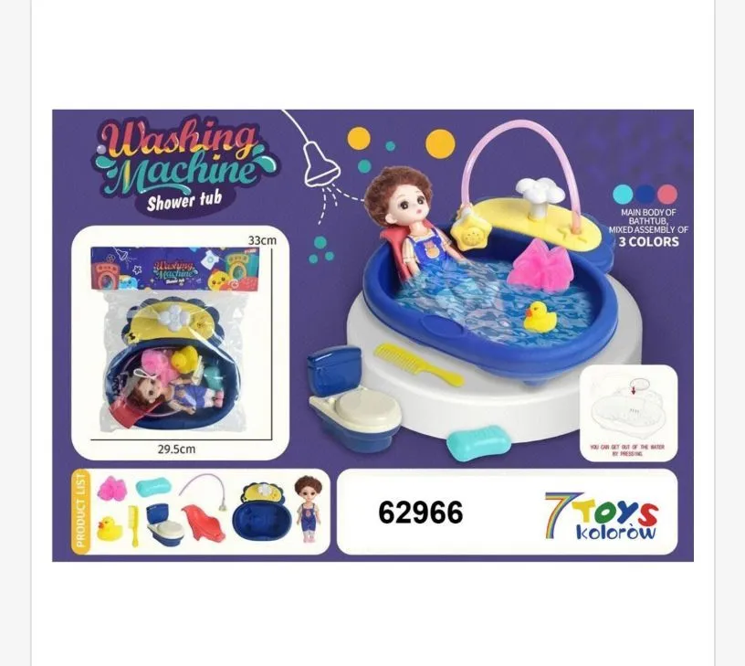 Zabawka Washing Machine Shower Tub 31x29 cm