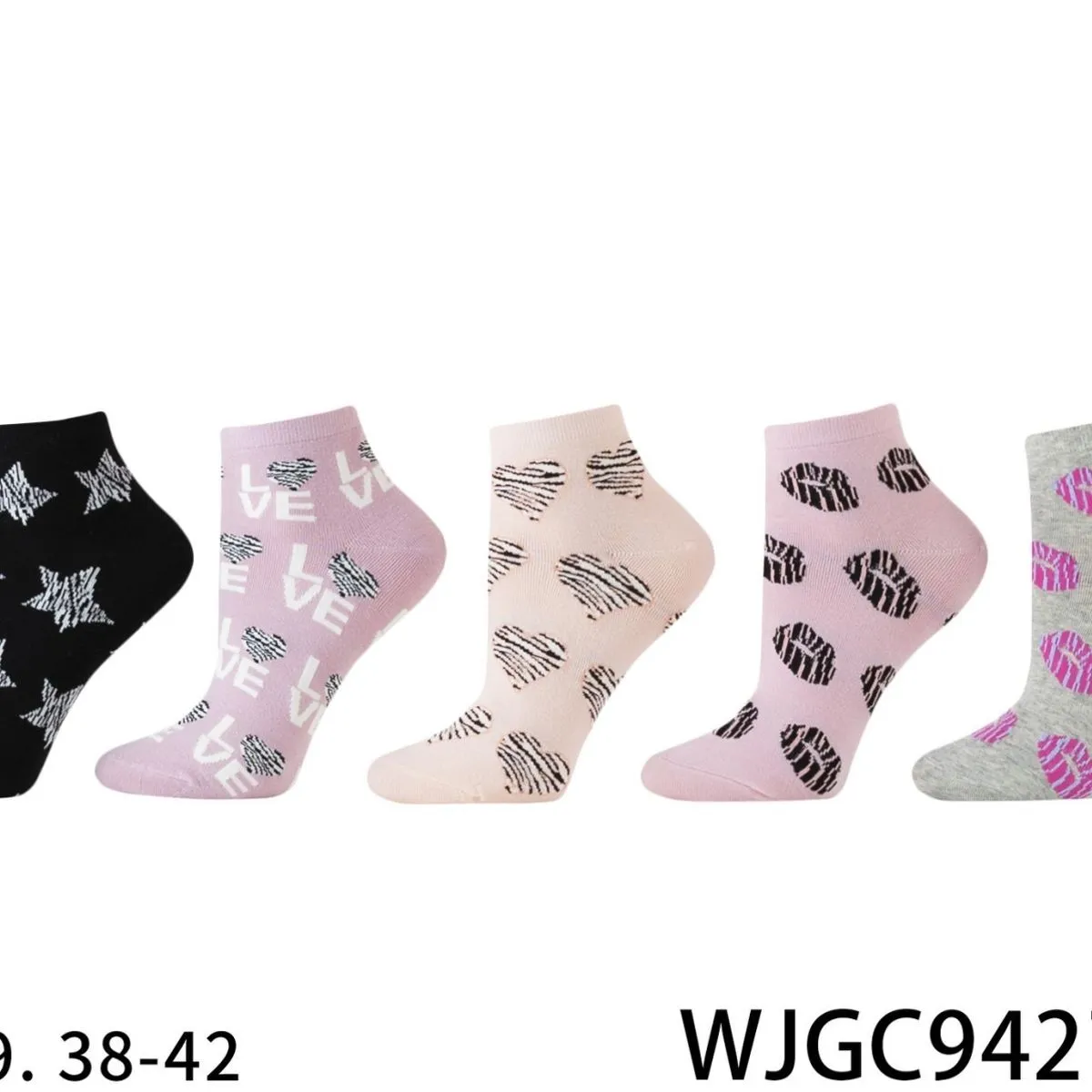Skarpetki damskie wzorzyste 35-39/38-42 WJGC94272
