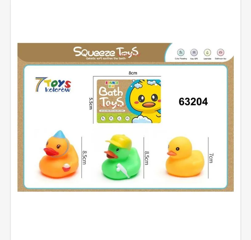 Zabawki do kąpieli 7Toys Bath Toys Squeeze Toys 63204