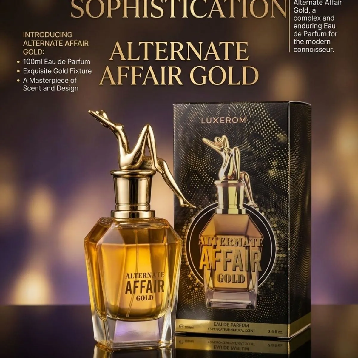 Perfumy LUXEROM Alternate Affair Gold 100ml
