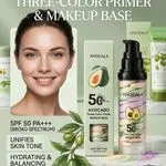Primer 3-kolorowy & Baza pod makijaż Angela Avocado 50ml