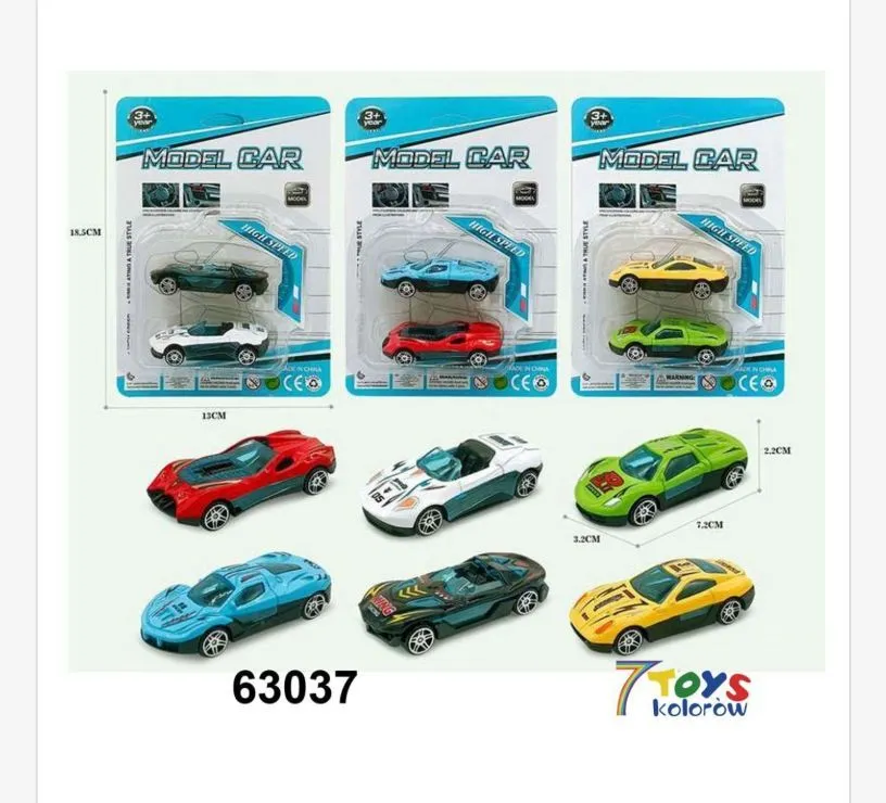 Model Car Zestaw 3 samochody 12cm 63037