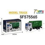 Model Truck SF575565 biały z zieloną naczepą 24,5x6x15cm