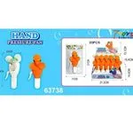 Mini Wiatrak Ręczny Hand Pressure Fan Pomarańczowy