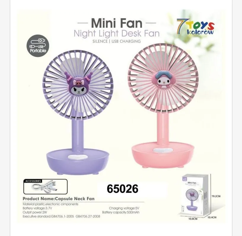 Mini Wiatrak Elektryczny Neck Fan Toys 65026 USB
