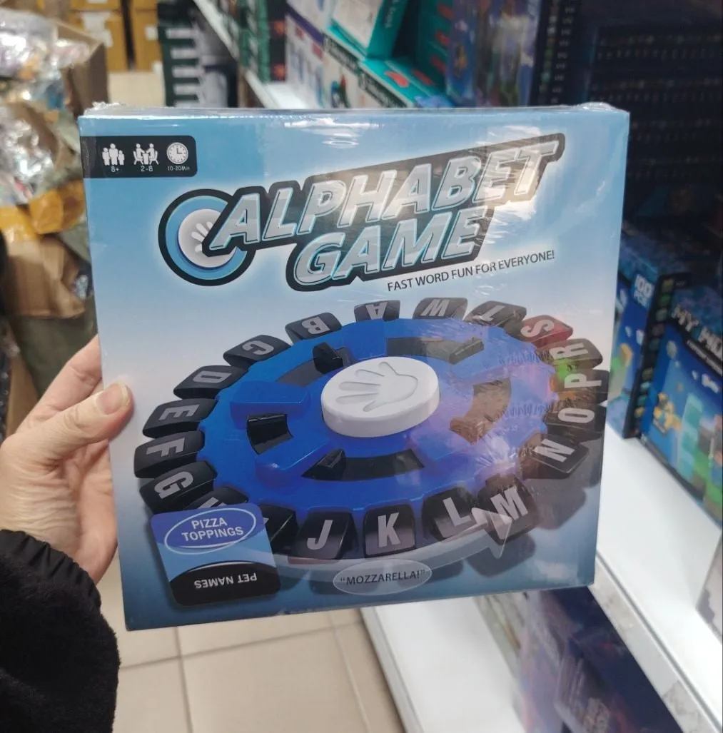 Alphabet Game - Gra słowna na koło z literami