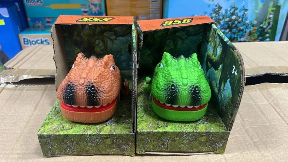 Zabawki Krokodyle i Dinozaury - Figurki z Ruchomą Szczęką, 6 szt.