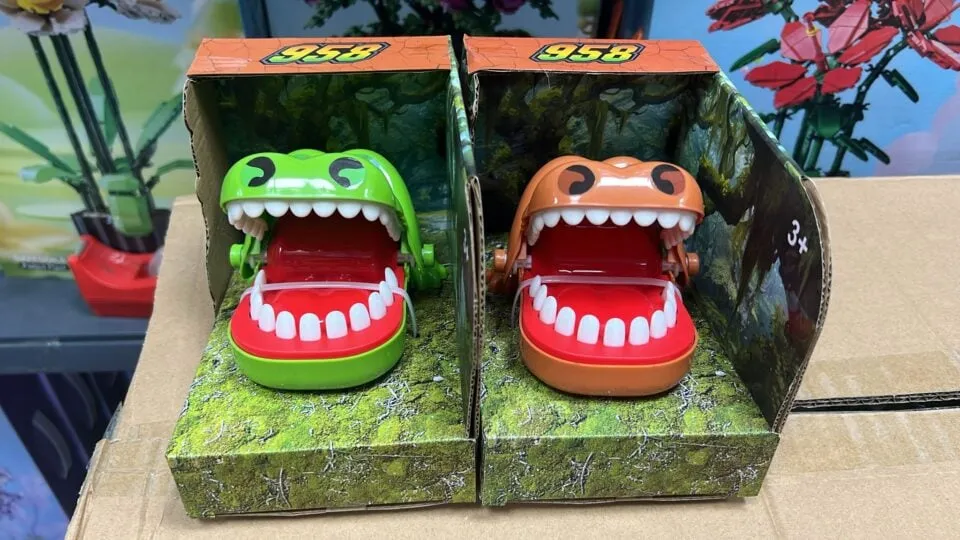 Zabawki Krokodyle - Mini Gra Zręcznościowa u Dentysty, 6 szt.