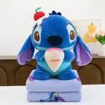 Maskotka Stitch na Kocyk z Lodem i Wisienką - Zestaw 2w1