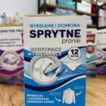Sprytne Chusteczki Wybielające do Prania 12 szt. Wybielanie i Ochrona