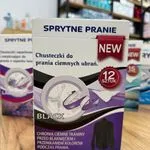 Sprytne Pranie Black Chusteczki do ciemnych ubrań 12 szt.