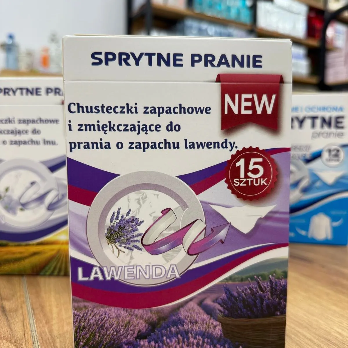 Chusteczki zapachowe do prania Sprytne Pranie Lawenda 15 szt