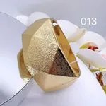 Bransoletki Damskie Złote Szerokie Geometryczne 12 szt.