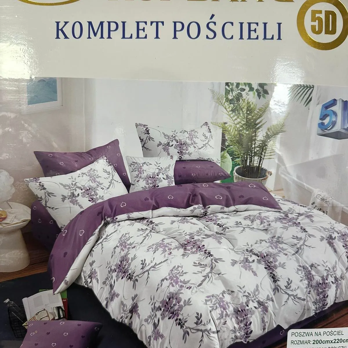Komplet Pościeli 5D 200x220 RBB Rui Rui Bang