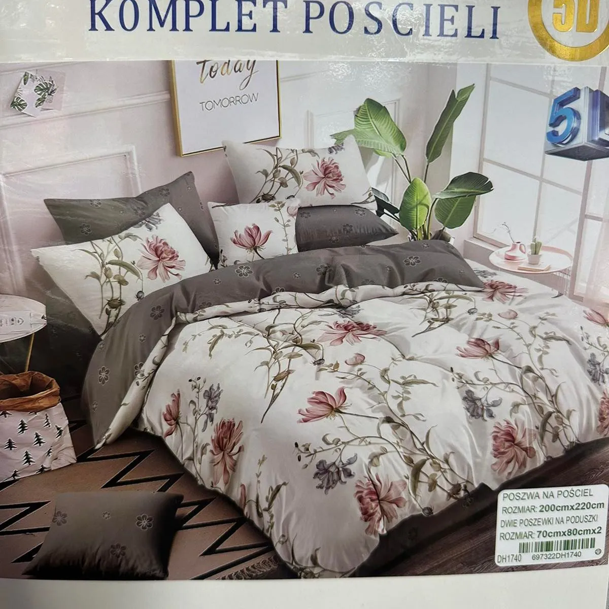 Komplet Pościeli Rui Rui Bang 3CZ 200/220 50D