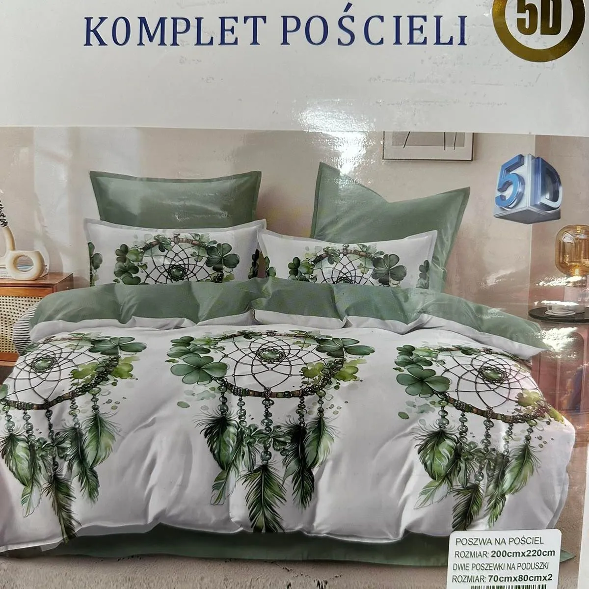 Komplet Pościeli 5cz Ruiui Bangang 200/220 50D