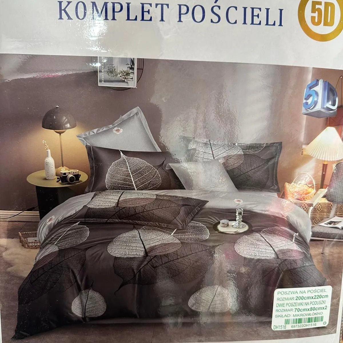 Komplet Pościeli Ruii Bang 5D 200/220
