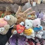 Brelok do Kluczy Maskotki Pluszowe Miśki z Serca