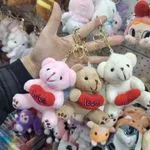 Brelok do Kluczy Maskotki Misie z LOVE